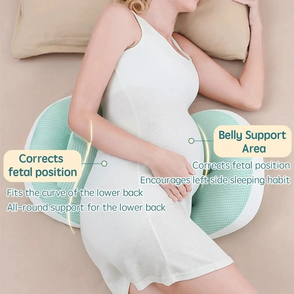 Ergonomic Maternity Support Pillow