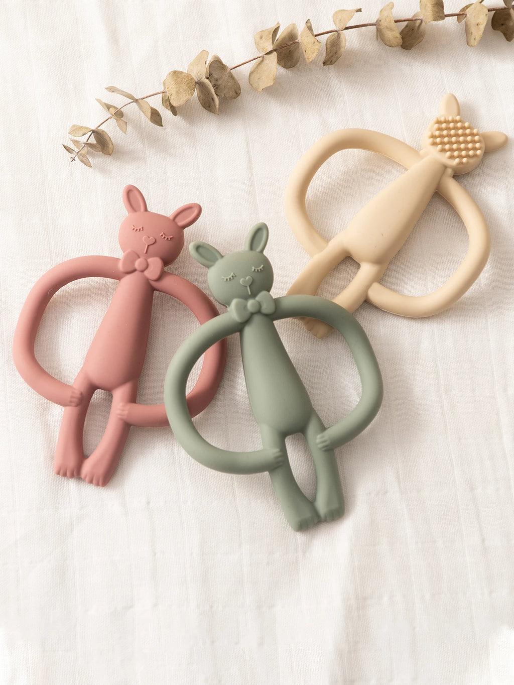 Soft Silicone Bunny Teething Ring